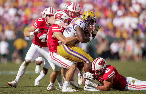 NCAA FOOTBALL: SEP 03 Lambeau Field College Classic - LSU at Wisconsin